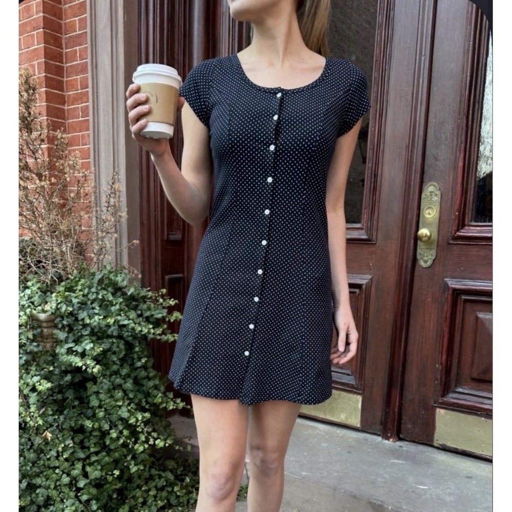 Brandy Melville Polka Dot Dress One Size